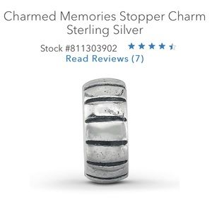 Authentic Kay Jeweler Charmed Memory Stopper